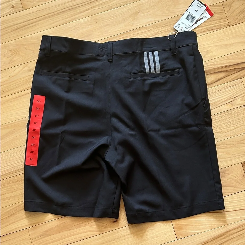 Adidas Men's Black Golf Athletic Shorts - Picture 2 of 2